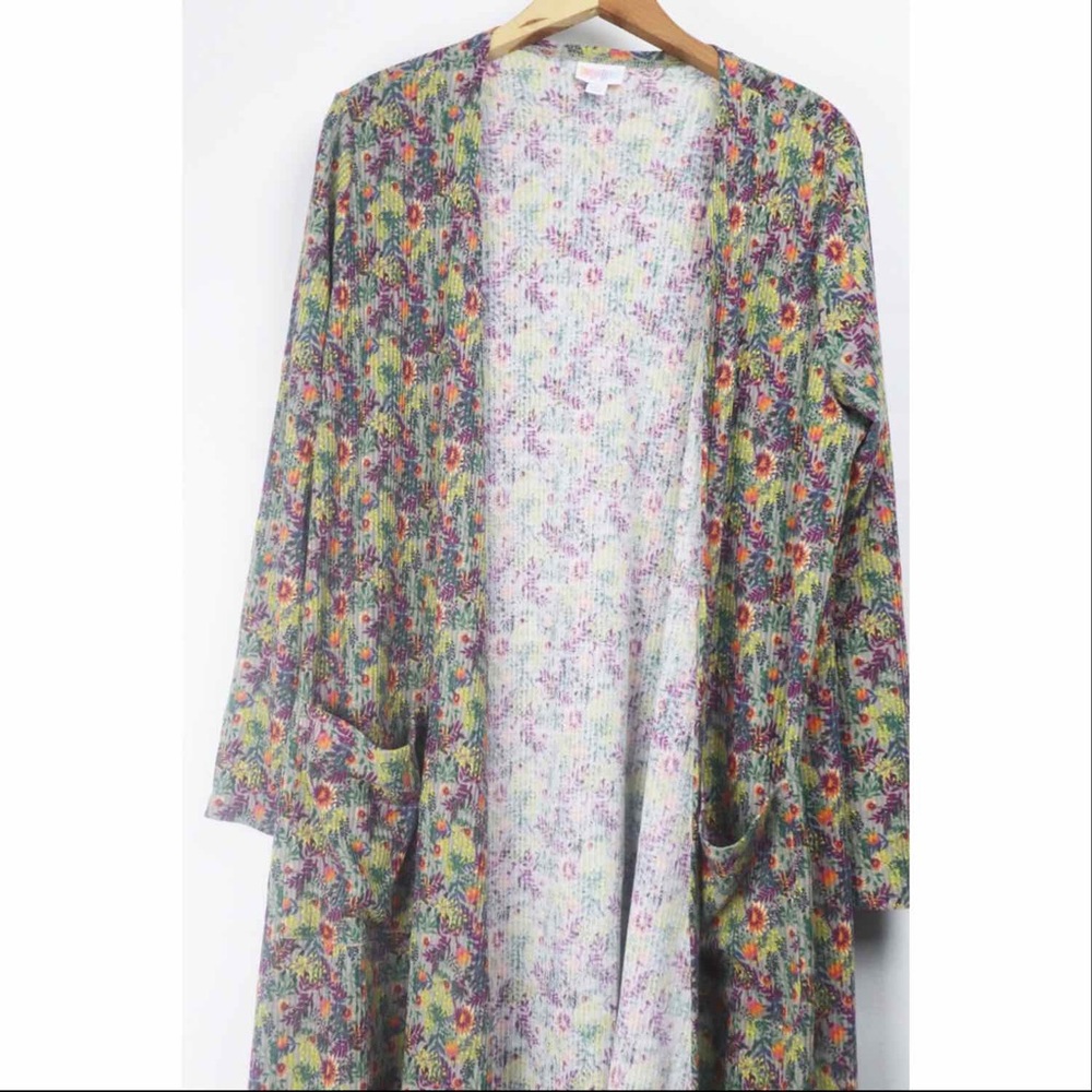 4/$24 LuLaRoe Fall Floral Long Cardigan